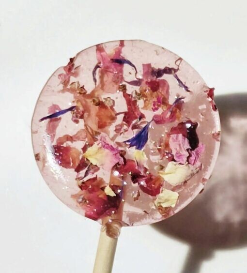 Bloemen lolly | rose mix (10 stuks)