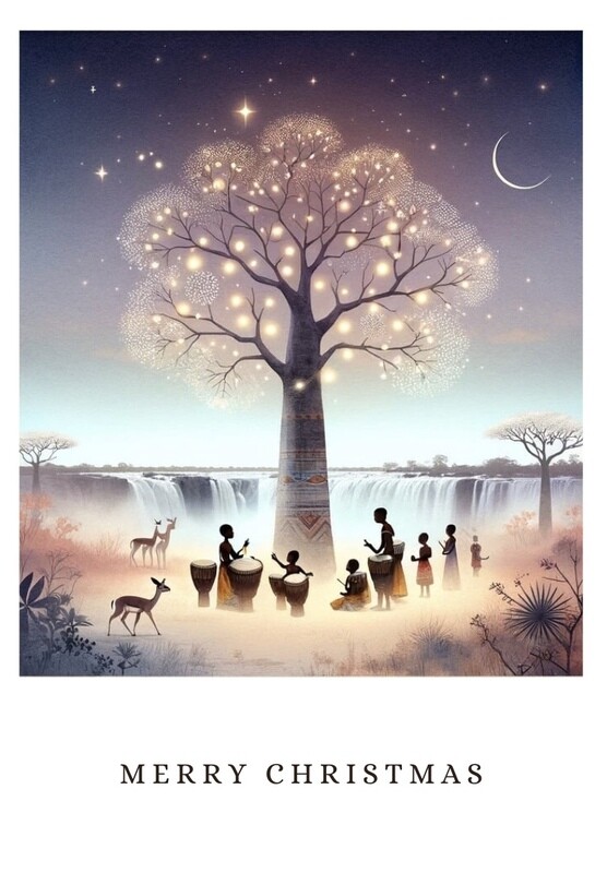 Christmas Card &amp; Magnet