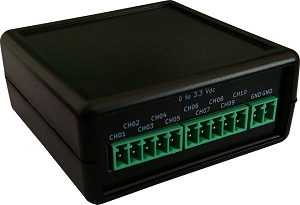 10 Channels 12-bits Voltage Logger
