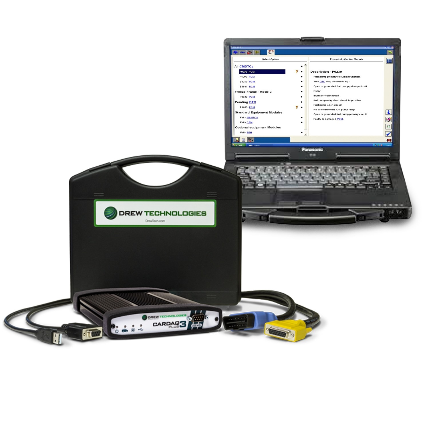 ​Cardaq Plus 3 Toughbook Dealer Kit Re-programmer