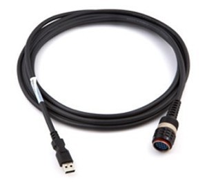 Volvo VOCOM I or VOCOM II datalink adapter to the computer via a 88890313 USB Cable