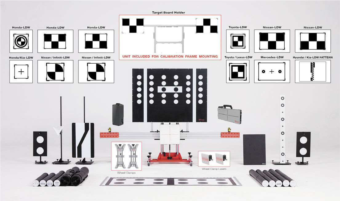 Autel Maxisys ADAS Advanced Calibration Complete Diagnostic Target Package  Frame and Targets to include the ADAS Tablet