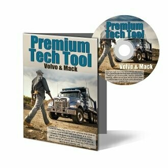 Premium Tech Tool Diagnostic Software DVD – Mack and Volvo (including specific ECU programming)