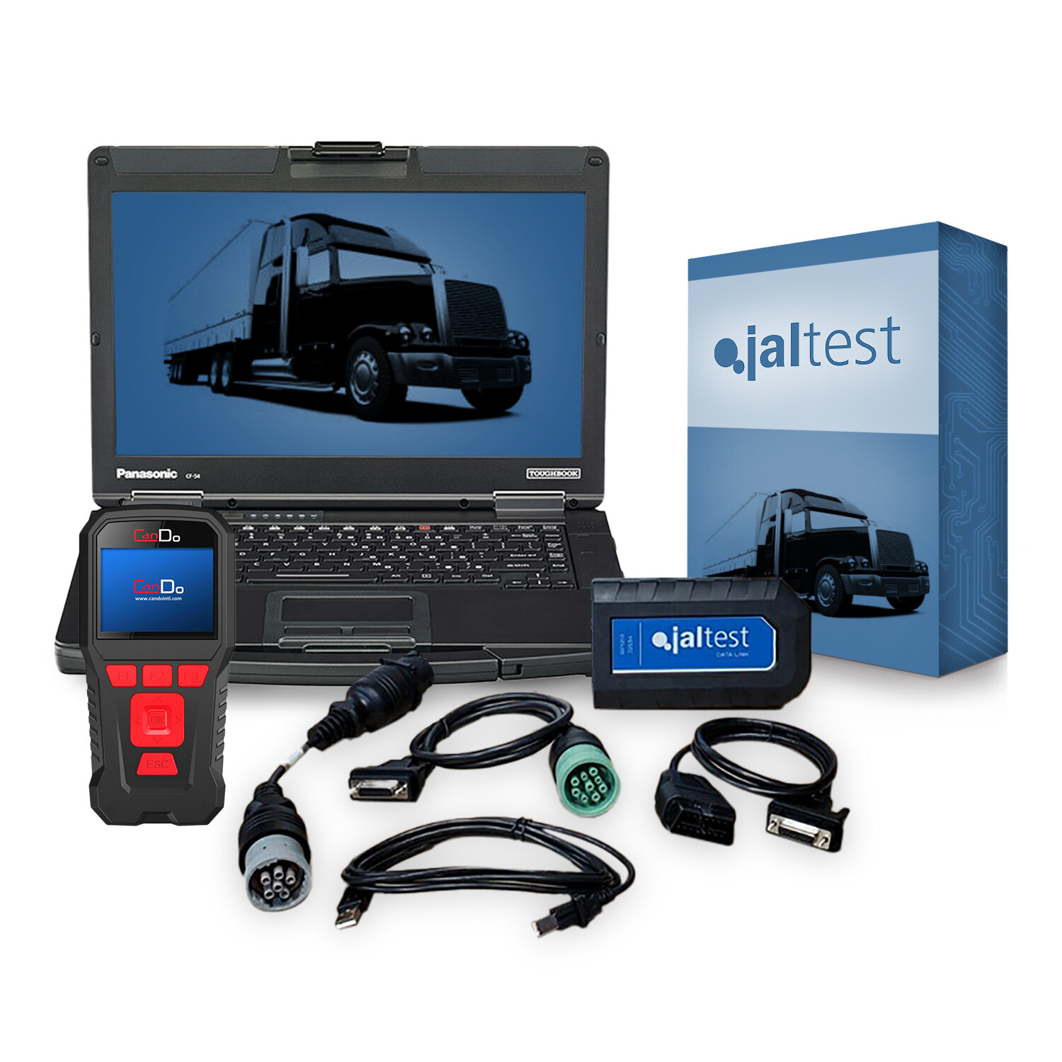 UNIVERSAL CAT CUMMINS DETROIT COJALI JALTEST TOUGHBOOK DEALER KIT REGEN