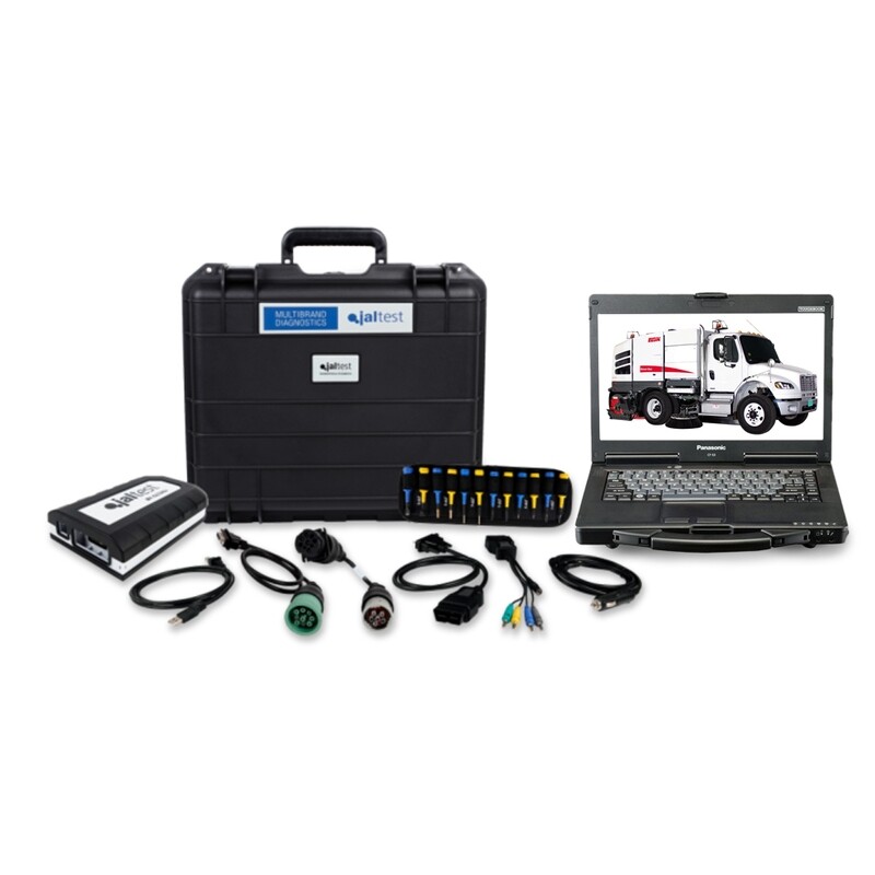 Street Sweeper Diagnostic Jaltest Dealer Toughbook Laptop Kit