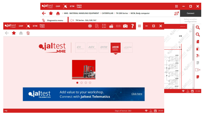 Jaltest Material Handling Equipment Diagnostic Kit