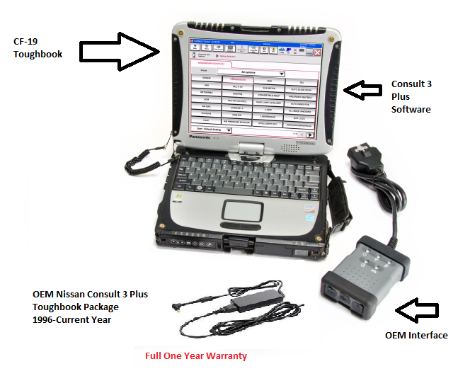 Nissan Consult 3 Plus OEM Dealer Package 1996- Current Year