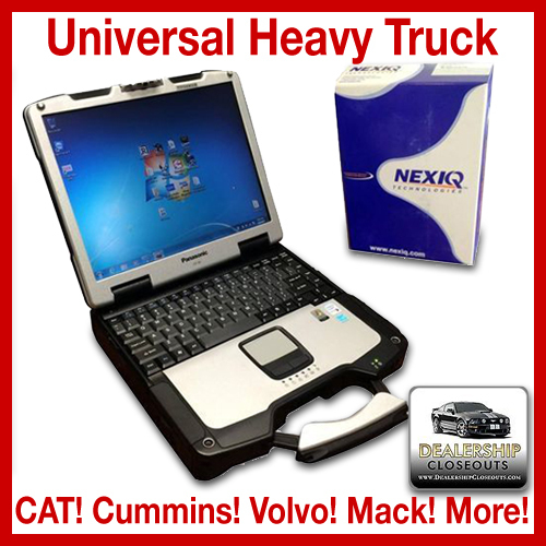 Universal Heavy Truck Scanner Diagnostic Toughbook Package Nexiq USB Link 2  W/Diesel Software