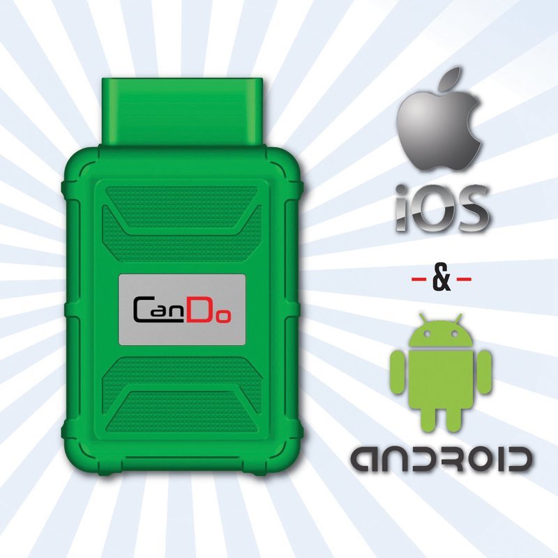 CanDo HD Bluetooth Mobile Scanner with Regens iOS/Android Volvo Cummins Detroit