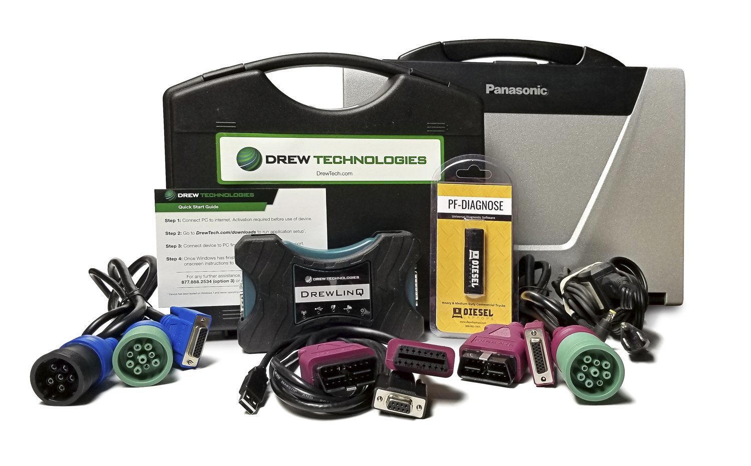 Drewlinq Heavy Duty Truck Diagnostic Kit