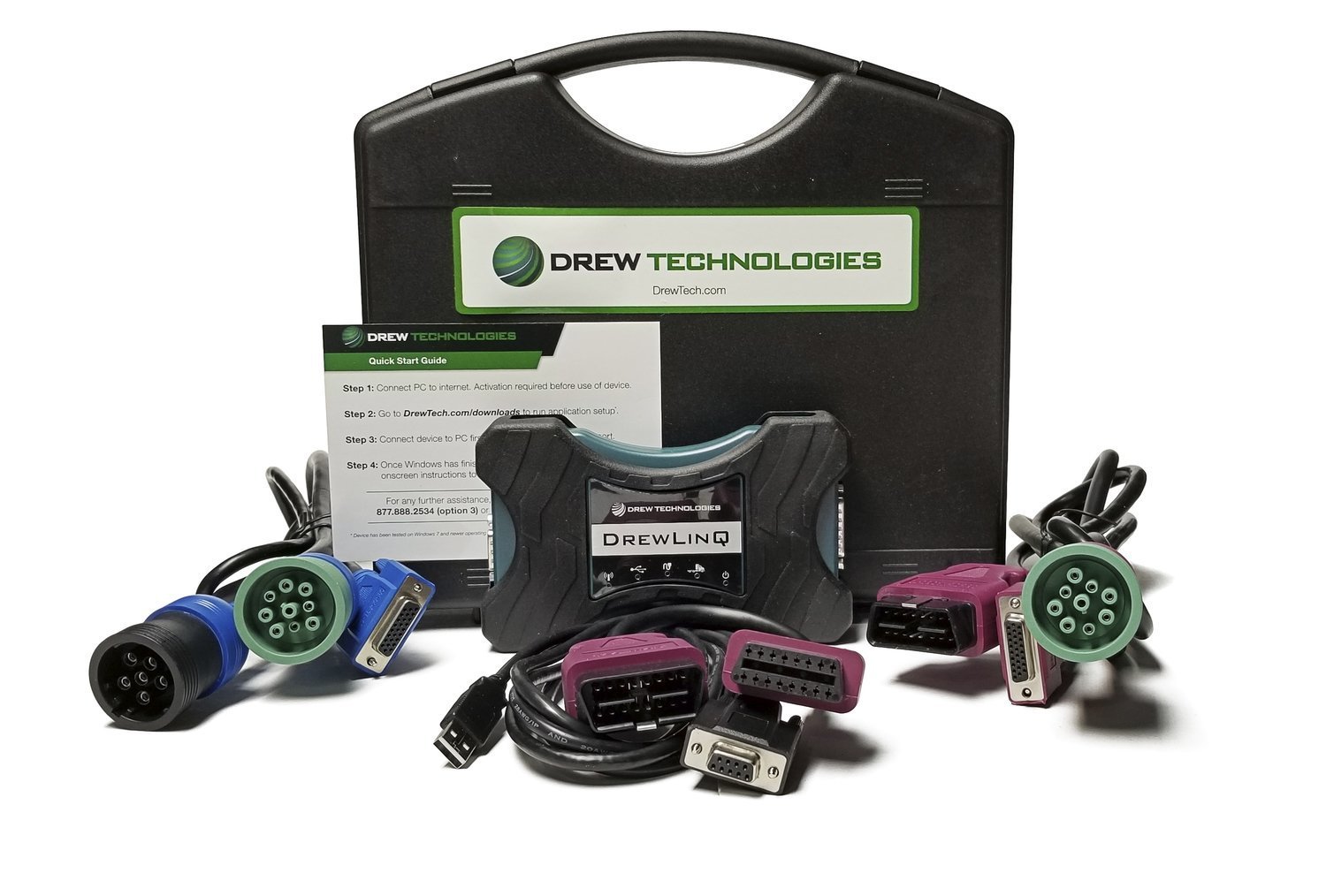 Standard DrewLinQ Kit Complete RP1210 Support
