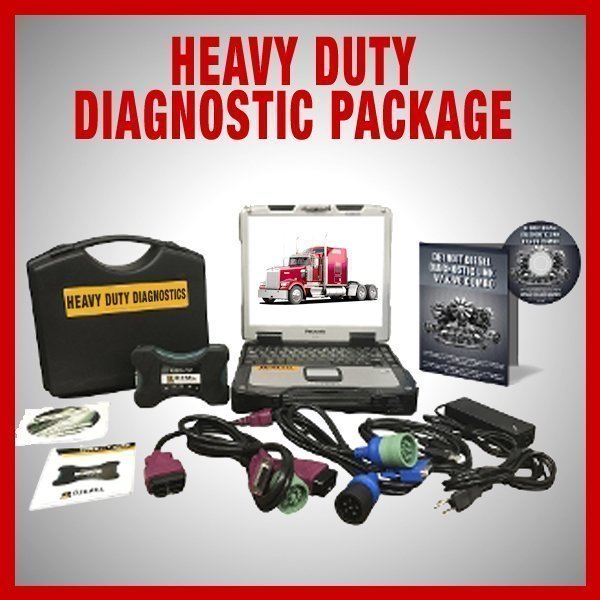Universal Diesel Truck Diagnostic Laptop with Scanner