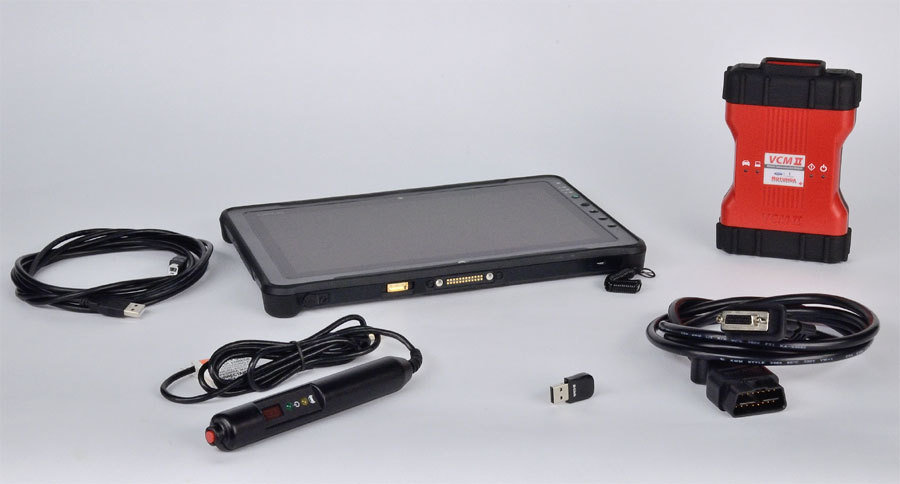 Ford Tablet Package Includes VCM 3, CFR Pendant And Getac F-110 Ruggized Tablet 164-R9813
