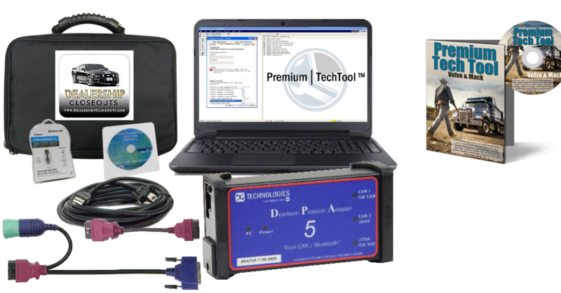 Volvo Mack PTT  OEM Heavy Duty Laptop Diagnostic Package