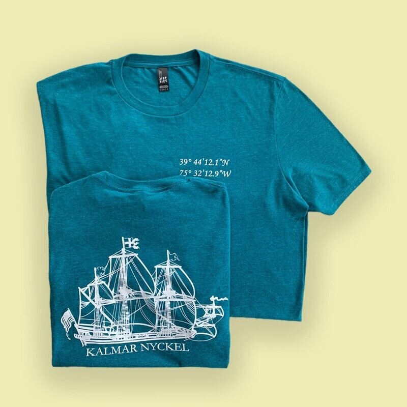 Adult Ship Tee, Teal