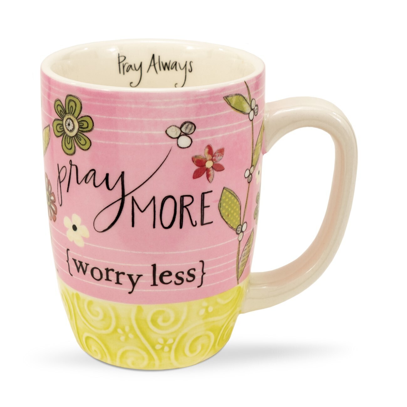 Brownlow 80783 Pray More Worry Less Gift Mug 
