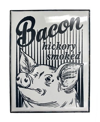 Wilco Home 10420 Vintage Bacon Wall Sign