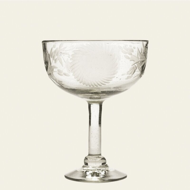 Barboglio 3198CL Margarita Girasol Sunflower Etched