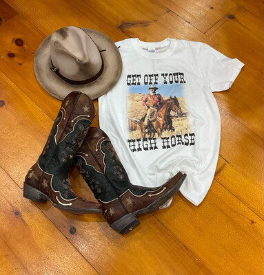 J Coons Get Off Your High Horse Tee Shirt 