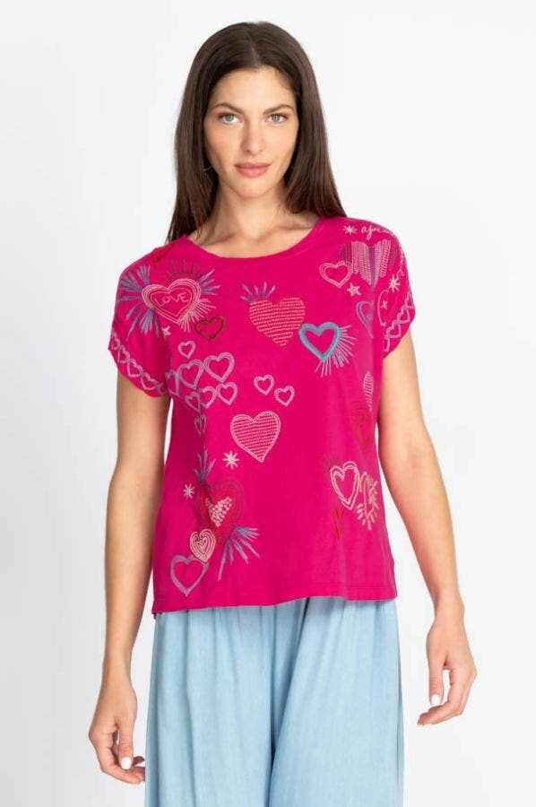 Johnny Was J10622-1 Amour Relaxed Tee