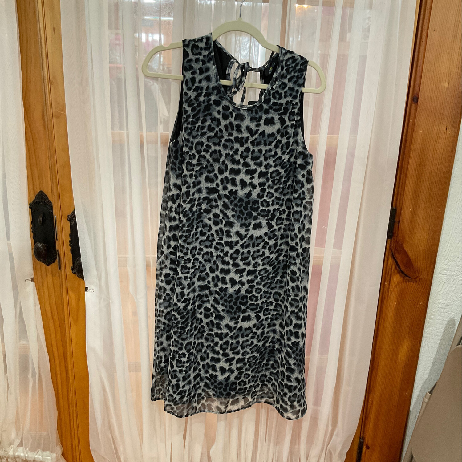 Mimozas Leopard Print Slvs Dress 