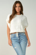 Elan SW10665 Crop Sweater 