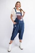 Easel EB50104 Patchwork Front Pocket Overall