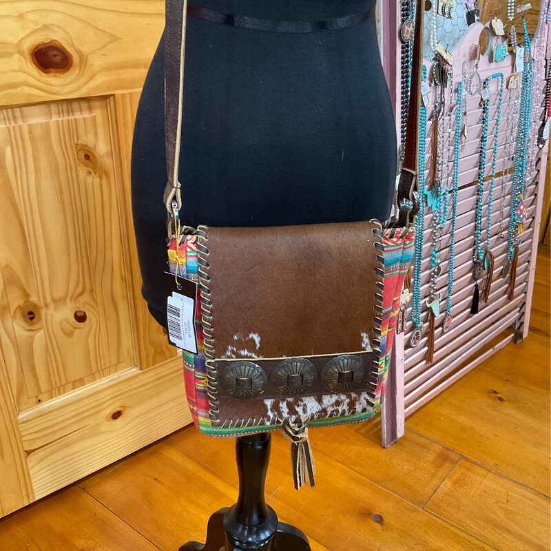 Kurtmen 2104 Ponderosa Brindle Traveler Tote Whip Stitch 