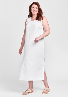 Flax 3022S5032 Slipster Dress White Medium