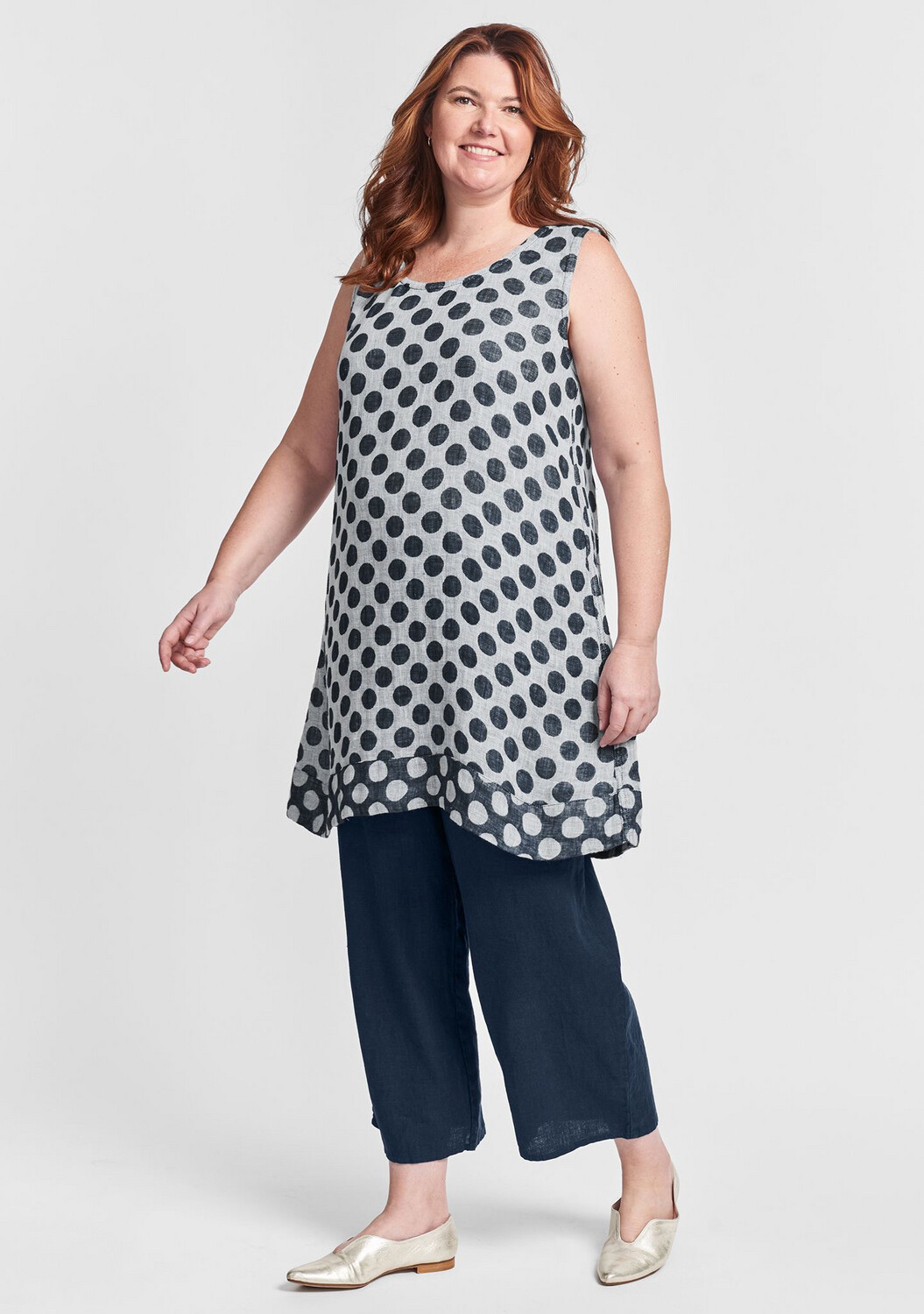 Flax 3122S0213 Banded Tunic