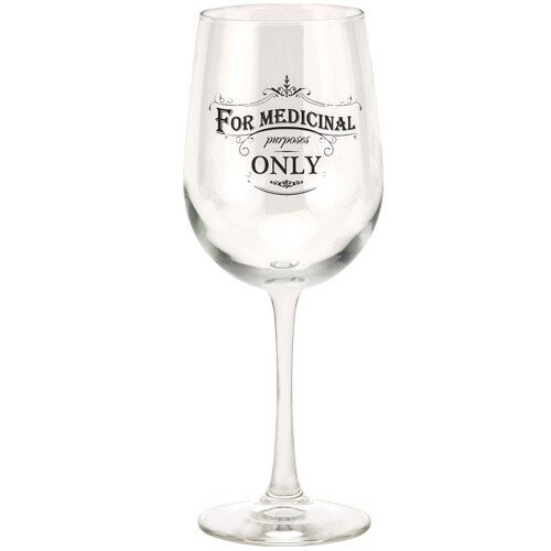 Creative Brands WIN22-2510J Wine Glass - For Medicinal Purpose