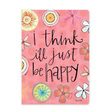Brownlow 83326 I will Just Be Happy Journal 
