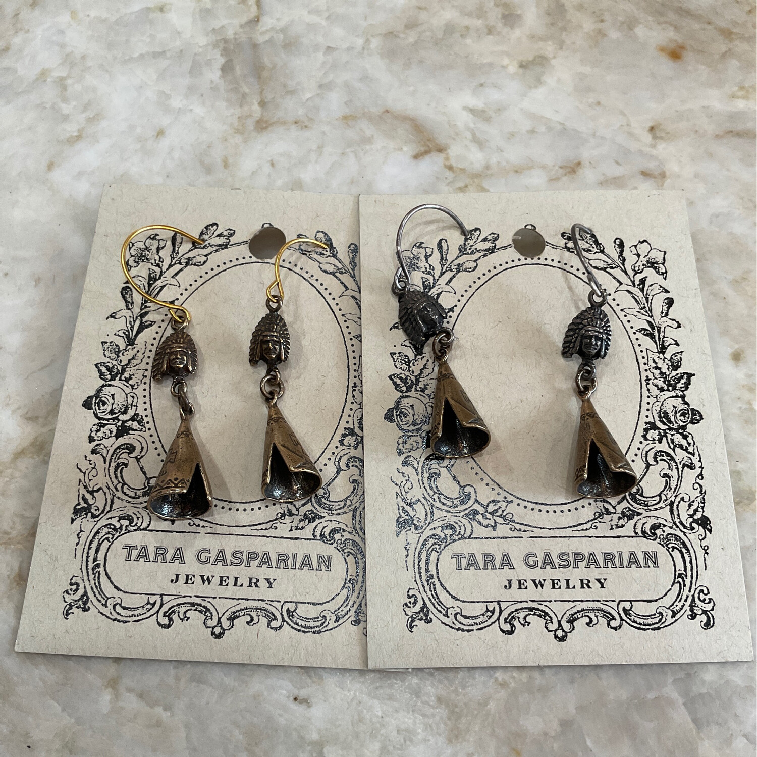 Tara Casparian Teepee Earrings 