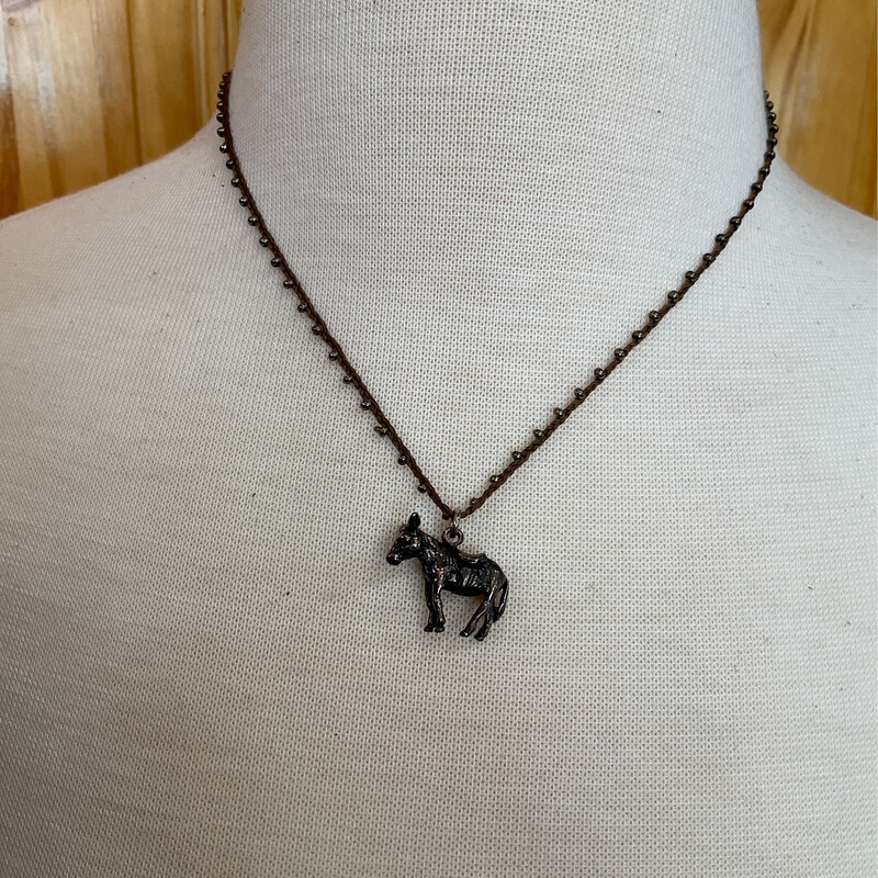 Tara Casparian Donkey Necklace 