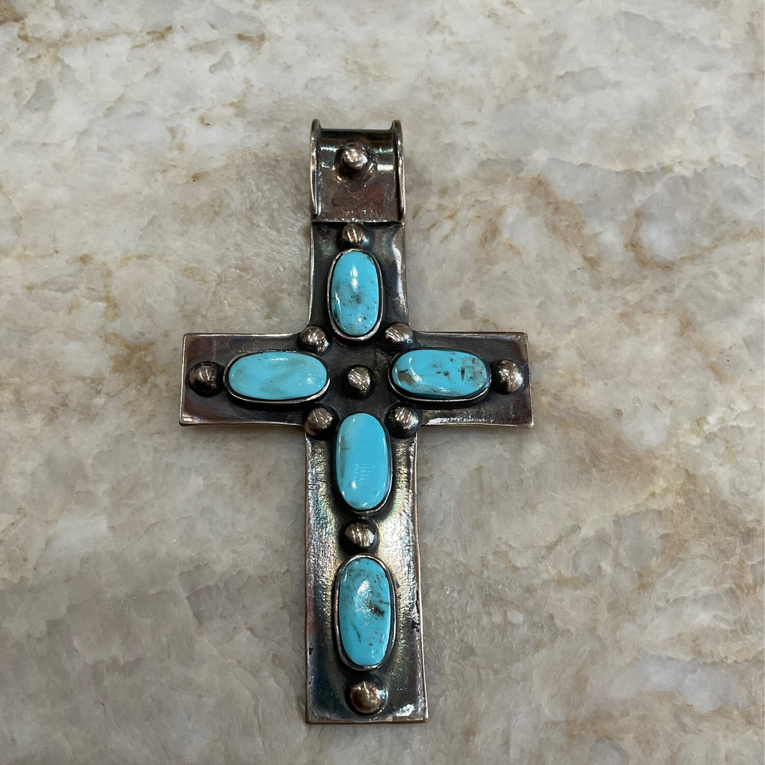 Juan Antonio #7 Turquoise Cross 