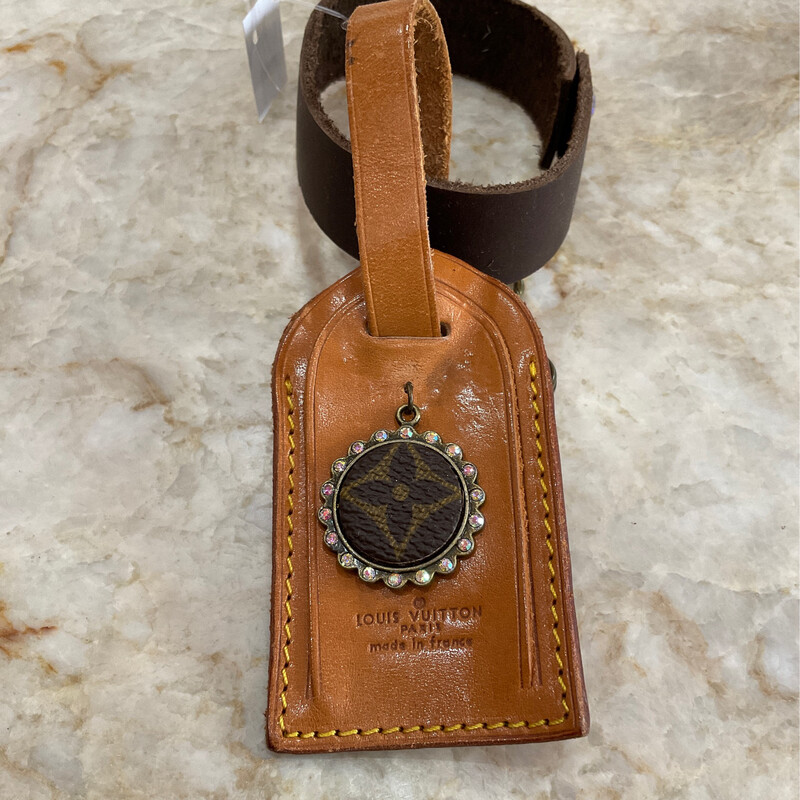 Sandra Ling LV Luggage Tag Keychain 