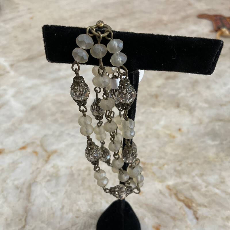 Melania Clara Layla Bracelet 3 Strand Beaded 