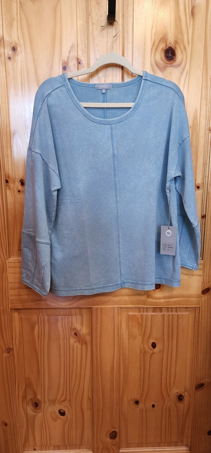 Habitat 69221 River Wash Terry Pullover Top 