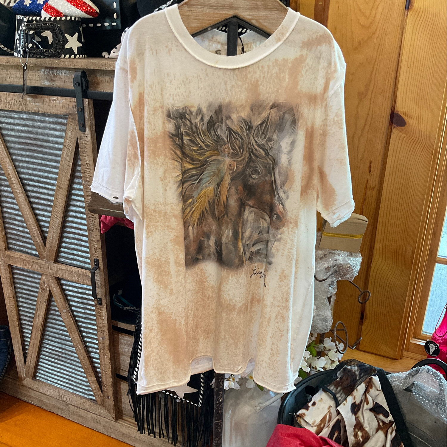 A Rare Bird Wild Horse Lightning T Shirt 