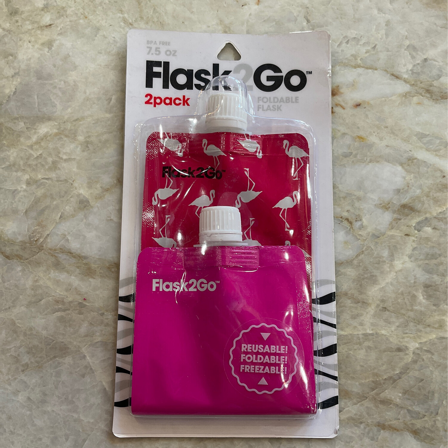 Source 1 F2G-Pink  Flask 2GO Pink Flamingo 