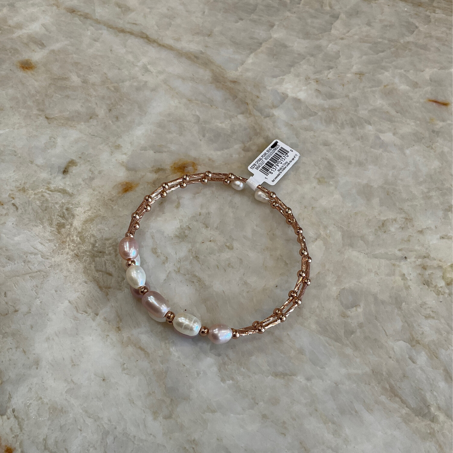 Amanda Blu 1570 Spiral Pearl Bead Bracelet 