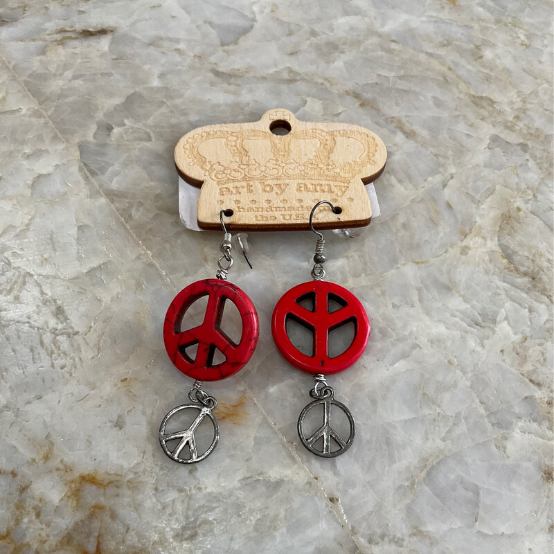 Amy Labbe Peace Sign Earrings Dandles 