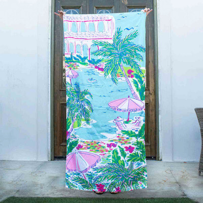 Resort Shores Beach Towel 34x70 Aruba 