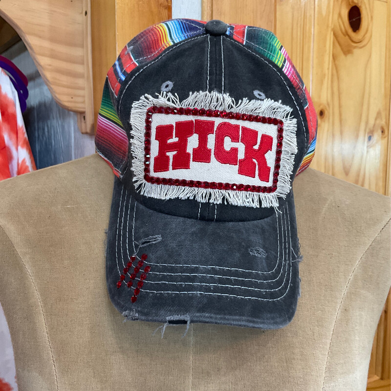 Headhunters Hick Red On Serape Cap 