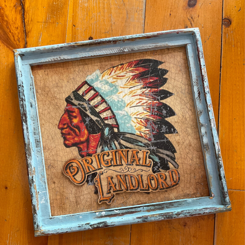 Troublemakers Original Landlord Square Medium Sign 