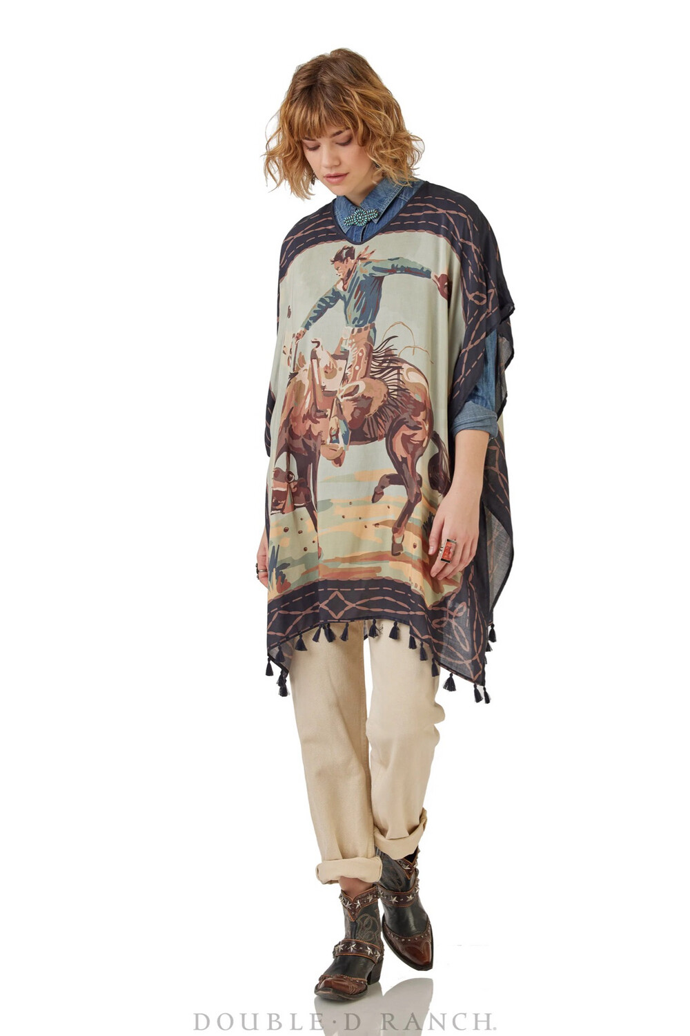 Double D T3677 Rodeo Poncho