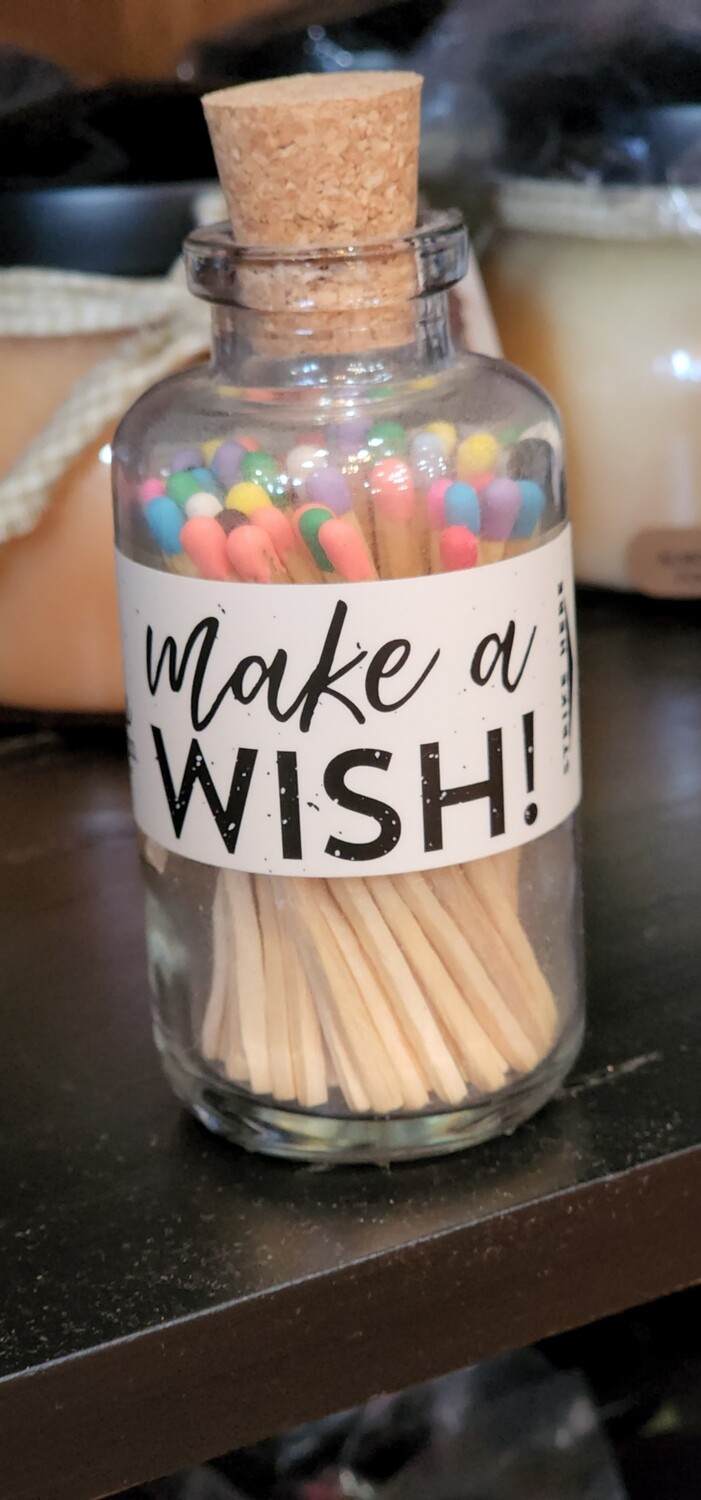 MM BDAY301  3" Variety Mini Apothecary Matches - Make A Wish 