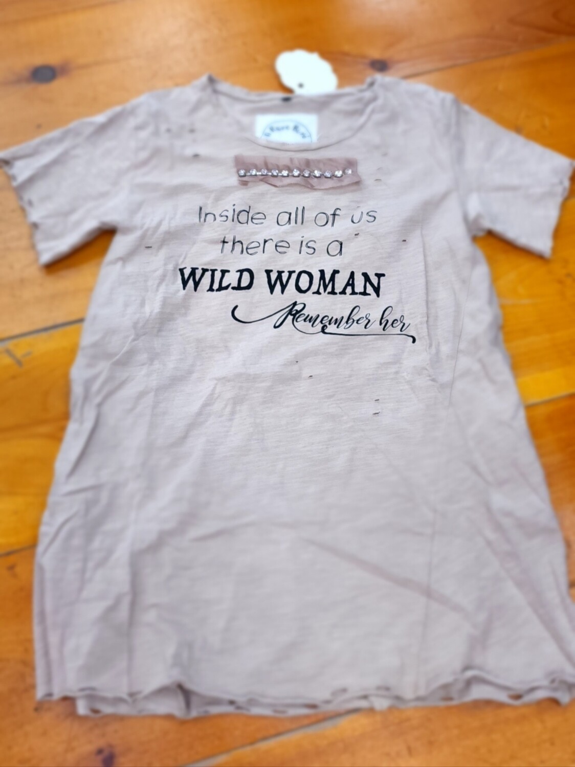 A Rare Bird Wild Woman Tee Shirt 