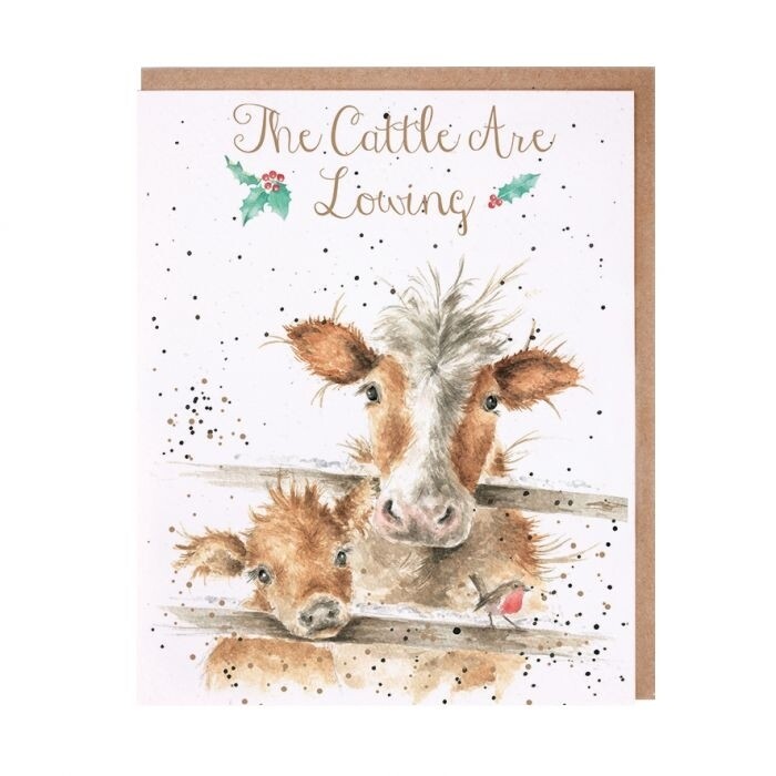 Wrendale AX018 Cattle Are Lowing Card Single 
