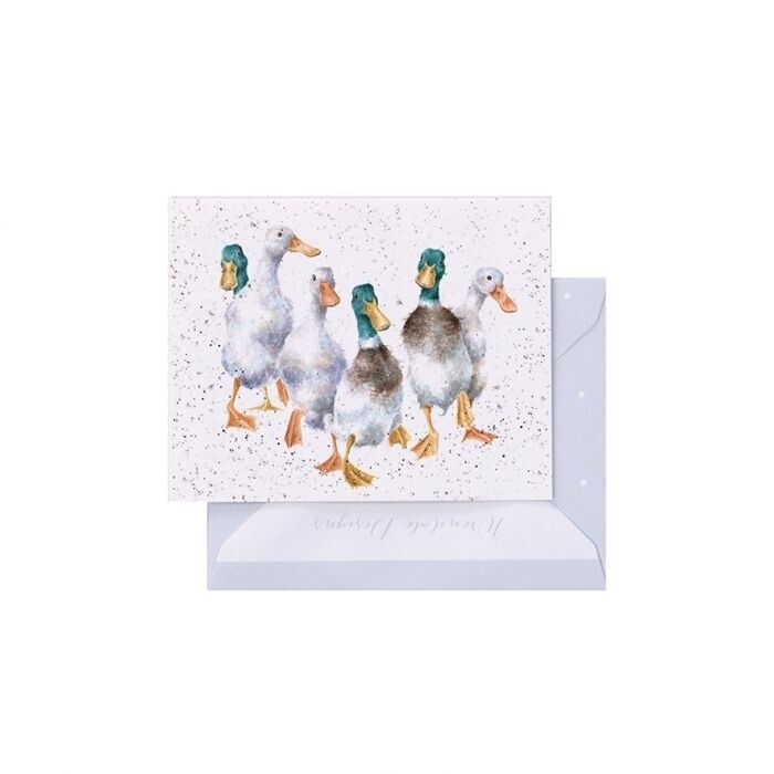 Wrendale GE057 Quackers Miniature Card 
